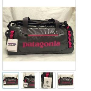 ISO Gray/pink Patagonia Duffel 60L